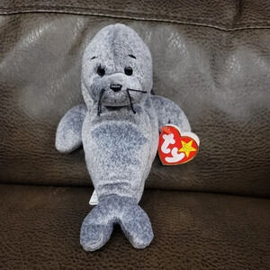 TY Beanie Baby - SLIPPERY the Seal 7" MWMTs Stuffed Animal Toy January 17, 1998